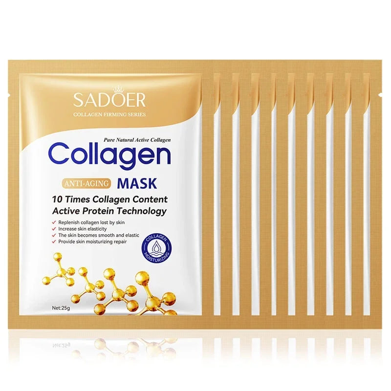 Collagen Anti Wrinkle Face Mask Moisturizing Anti aging Repair Brightening Facial Masks Skin Care